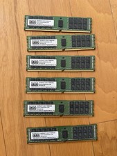 192GB 6x32GB DDR4 ECC Registered 2933MHz R-DIMMs QUICK SHIP