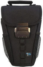 FlexSafe Anti-Theft Black Mesh Pockets Aqua Vault With Lock Zipper Travel Bag