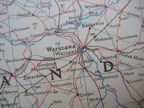 1944 D-Day Invasion Map GERMANY France Prussia Paris Berlin Ardennes Metz Poland - Picture 9 of 13