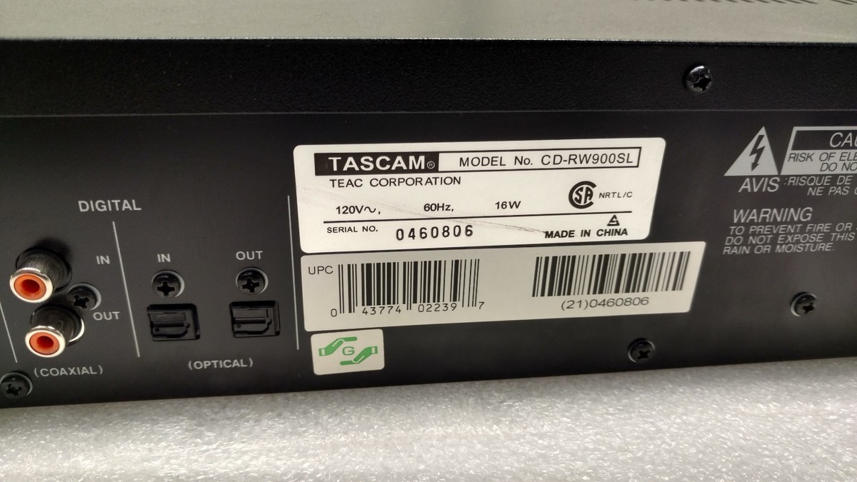 Tascam RW900SL CD Player for sale online | eBay
