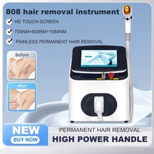 New 808 Diode Laser Hair Removal Yag 755 808 1064 Painless  large screen