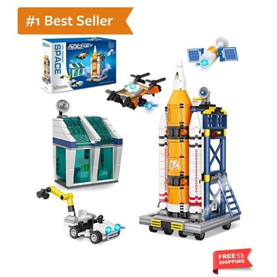 Exploratory 461PCS Building Block Set: Rocket, Shuttle & Space Adventure