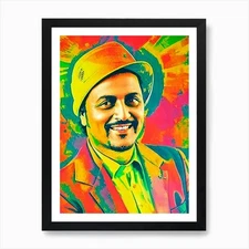 Tochi Raina 2 Colourful Pop Art Art Framed Wall Art Poster Canvas Print Picture