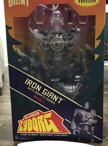 Super7 The Iron Giant Super Cyborg - The Iron Giant Clear Actionfigur Deadstock - Bild 4 von 13