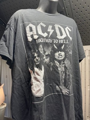 AC/DC Highway to Hell Black Graphic Band T-Shirt XL 2021
