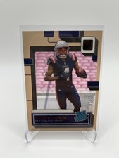 2022 Panini Clearly Donruss Rated Rookie Pierre Strong Jr. #91 Orange /75 (RC)