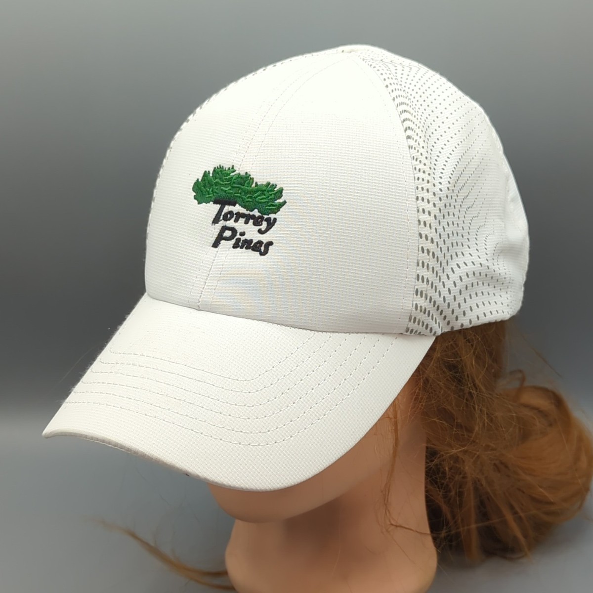 Torrey Pines Logo Golf Club Hat Adjustable Cap White Imperial 