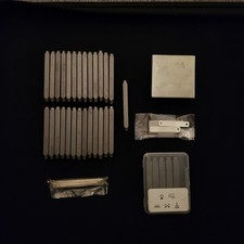 Impress Art Metal Stamping Plate W/rubber Foot, 26 Letters, , 5 Symbols Blanks.