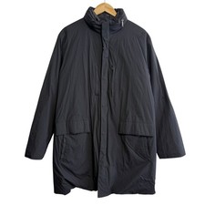 MACKINTOSH LONDON Check Pattern Lined Down Coat Size 42 Black mens USED