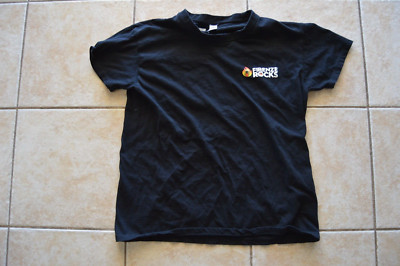 Firenze Rocks Music Festival Concert Shirt SMALL Rock Tour Flaming Guitar