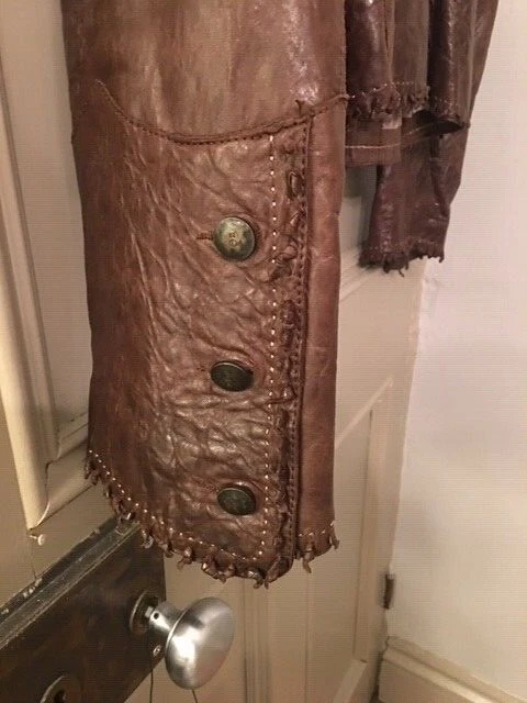 Fabulous DESIGNER LADIES LEATHER JACKET by .IT PINO COVINO ITALY SIZE 48 (16)  - Image 4 of 4