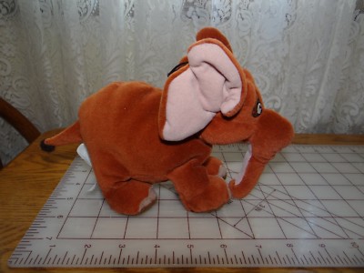DISNEY TARZAN With SOUND TANTOR 8'' PLUSH BEAN BAG TOY slammer