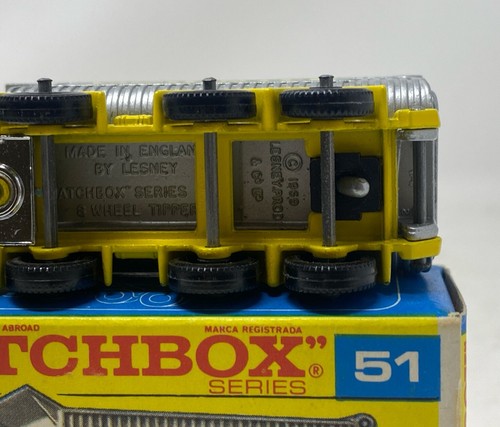 Matchbox #51 8-wheel Tipper  "POINTER" 1969  Box - Picture 14 of 14