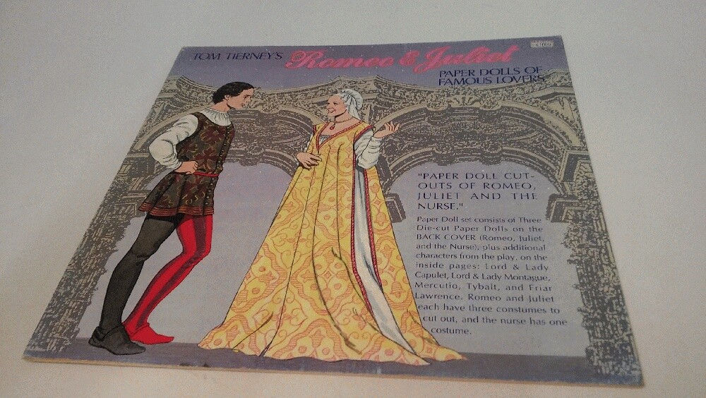 romeo and juliet paper dolls