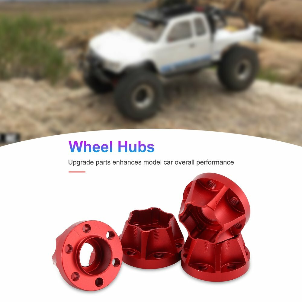 Details about / Brass Hex Wheel Hub Counterweight Adapter For Traxxas TRX-4 SCX10 III RC Crawler