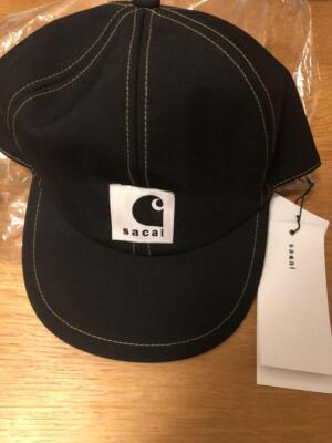 Sacai Carhartt WIP Suiting Bonding Cap Black New with Tags Sacai Carhartt WIP Suiting Bonding Cap Black New with Tags