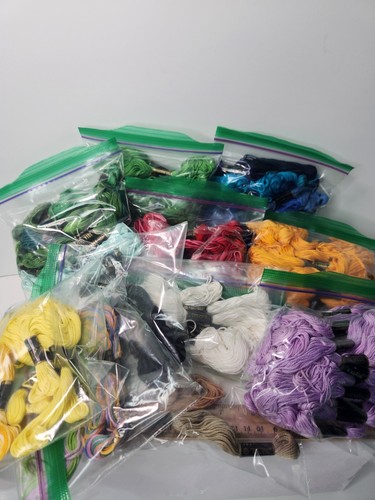 Embroidery Cotton Thread Skeins Lot Over 200 Vintage American Thread Company