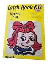 SEW SIMPLE  Raggedy Ann  Andy" Latch Hook Rug or PILLOW Kit R535, UNOPENED