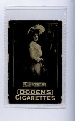 (Jj2763) OGDENS TABS TYPE, MAY CRANFIELD, c1899-1901,