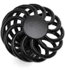 WISHTISY 6 Pack Black Birdcage Cabinet Hardware Handle Pull