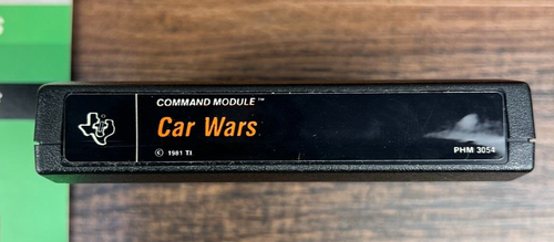 Texas Instruments TI-99/4A Car Wars Game Cartridge Complete - Picture 3 of 7