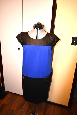 knee length dresses for ladies Plus Size Sasha Faux Leather Mini Dress main image 0