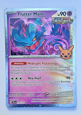 Pokémon TCG Halloween Trick Or Trade 2024 Flutter Mane #78/162 Cosmos Rare