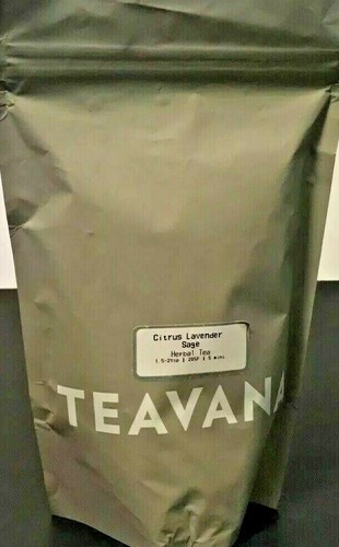 ๐ NEW! RARE! ๐ AUTHENTIC TEAVANA CITRUS LAVENDER SAGE HERBAL TEA 8 OZ BAG ๐๐ - Picture 2 of 5