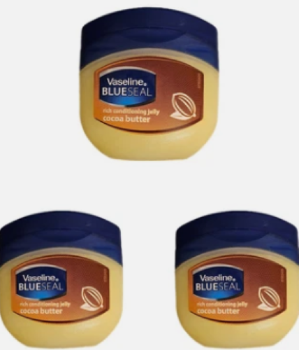 3x Vaseline BlueSeal Cocoa Butter Pure Petroleum Jelly 100ml