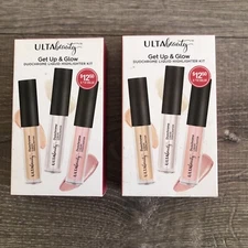 Lot Of 2 Ulta Beauty Duochrome Liquid Highlighter Kits 0.06 Oz