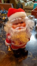 Vintage Walking Santa Claus- Plays Songs Moves Feet Comes in Original Box