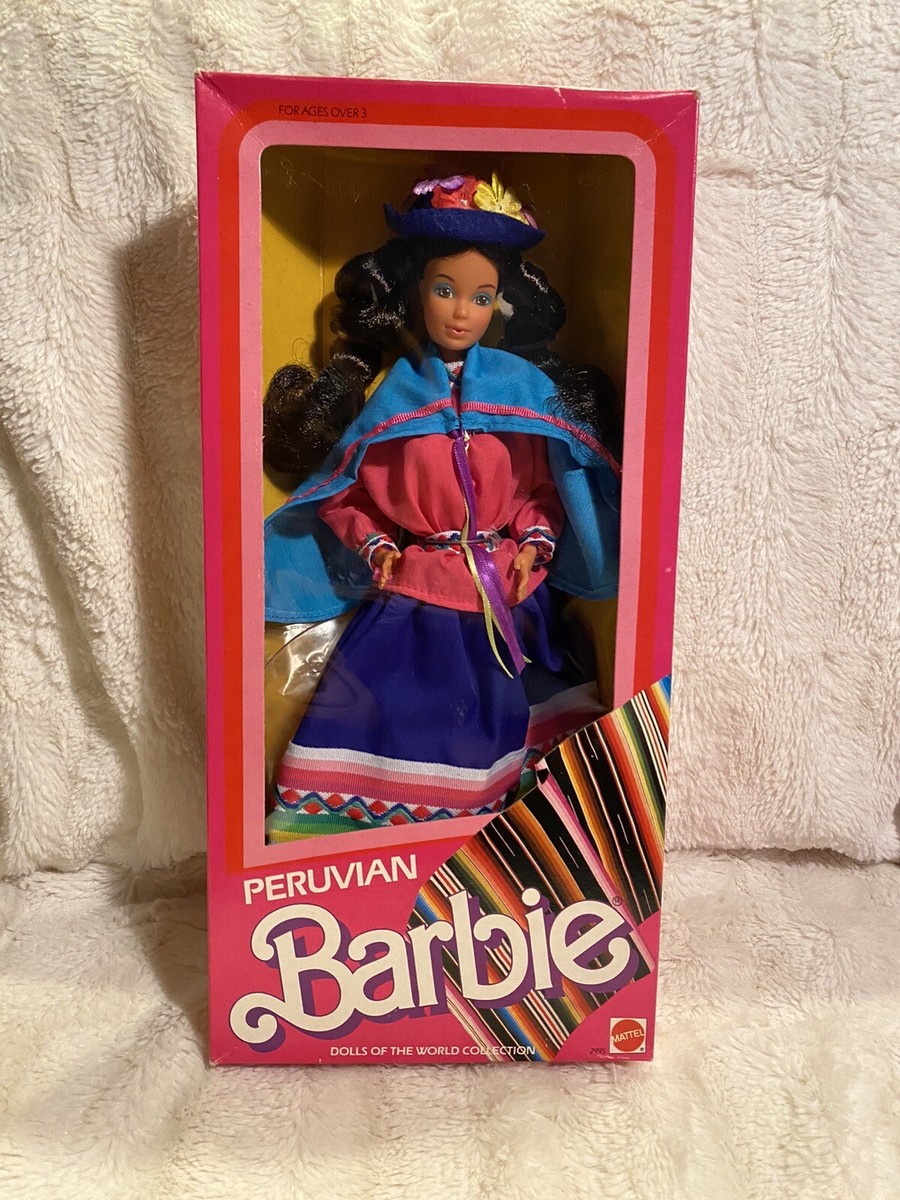 1985 Dolls of the World Peruvian Barbie Mattel #2995