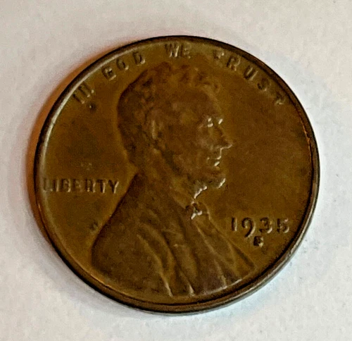 RARE 1935-S LINCOLN WHEAT CENT SAN FRANCISCO HIGH GRADE VF+/EF #1
