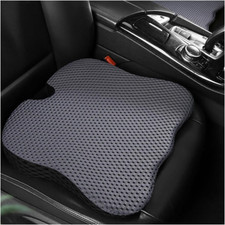 Car Seat Cushion, Gel Infused Memory Foam Cushion for Driver Hip Pressure Relief