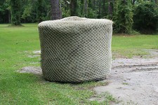 Horse Hay Round Bale Hay Nylon Net 5' x 5' Save $$ 1  1/4” Eliminate Waste # 48