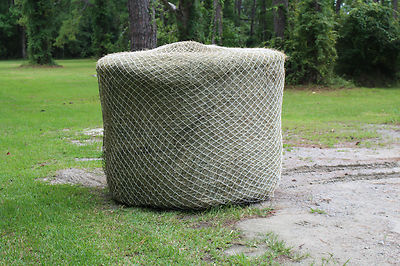 Slow Horse Hay Round 5 X 5 Bale Net Feeder Save Eliminates