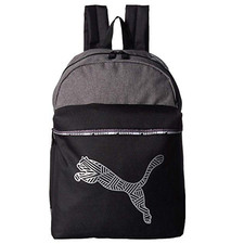 NWT PUMA Evercat Backpack School Bag with Laptop Pocket, Top Handle Black/Gray 