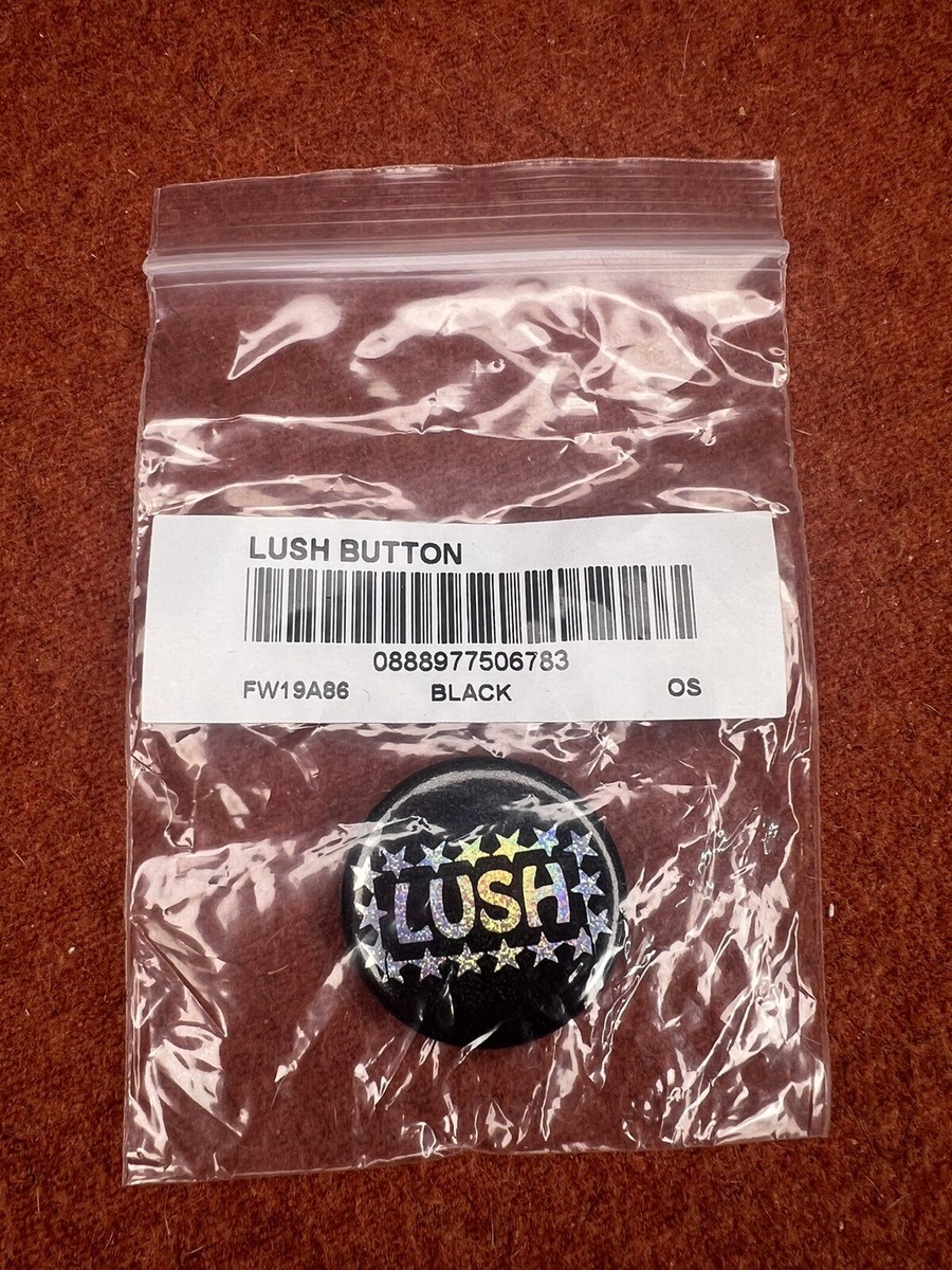 NEW DUAL SET! Supreme Lush Button FW19 1x Black Pin + 1x Red Pin