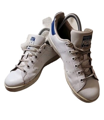Adidas Stan Smith Sneakers Shoes White Blue Pro Model S74778 Mens 7 Womens 8