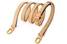 Vachetta Leather Adjustable Crossbody Strap for Women's Crossbody Handbags Beige