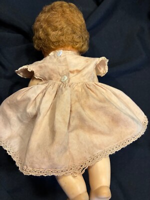 Vintage 1950 American Character Company Tiny Tears Doll 11” w