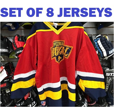 Set mens hockey jerseys size XL XXL senior shirts ice inline ball