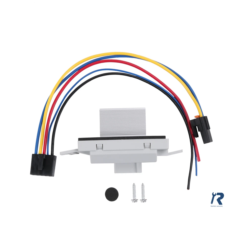 Resistencia del motor del soplador del calentador de aire acondicionado delantera o trasera apta para Chevy Olds Yukon Suburban Foto 3 de 4