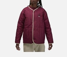 Nike Men  s Air Jordan Flight Heritage Reversible Liner Quilted Jacket Sz Small