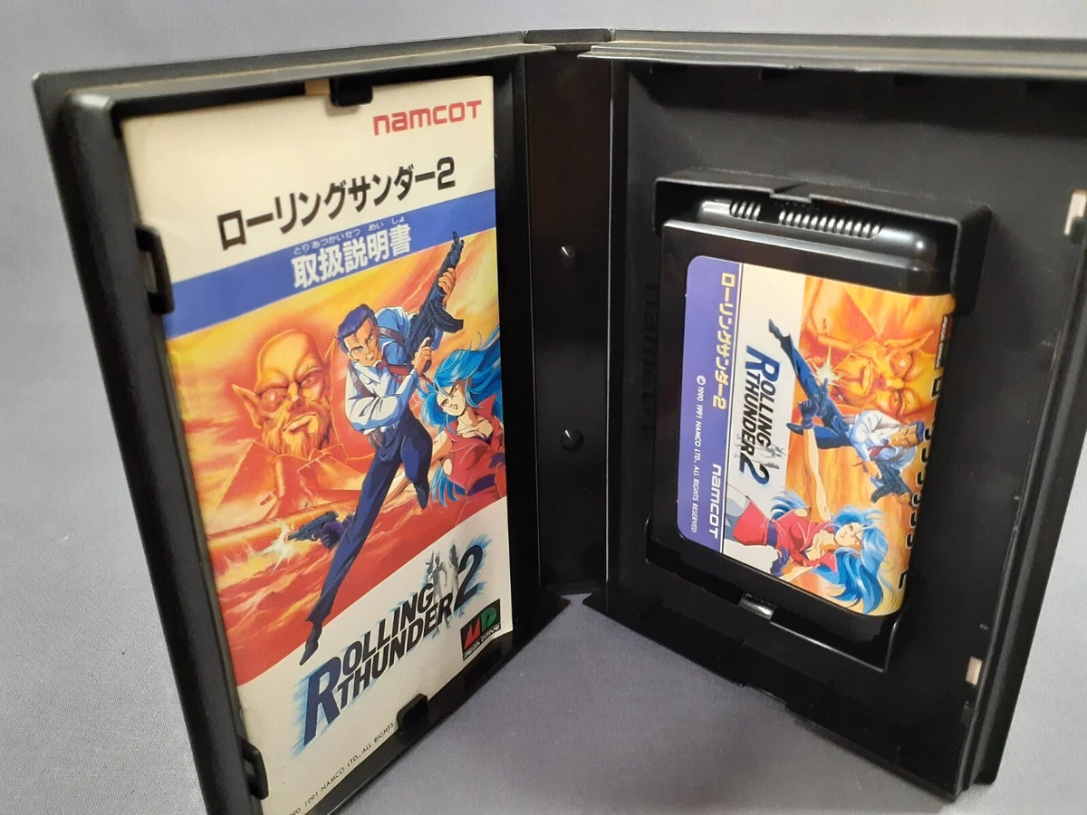 Jeu Rolling Thunder 2 Sur SEGA Megadrive – NTSC USA, Complet Et En Bon état
