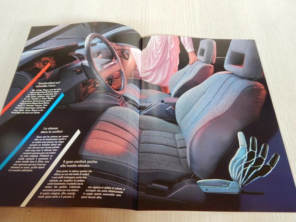 BROCHURE DEPLIANT ORIGINALE NISSAN SILVIA TURBO CAT - Immagine 2 di 4