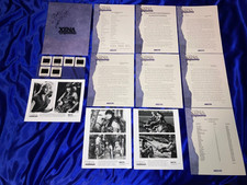 ULTRA RARE Dossier de presse promotionnel saison 2 MCA Xena SIGNÉ PAR LUCY LAWLESS