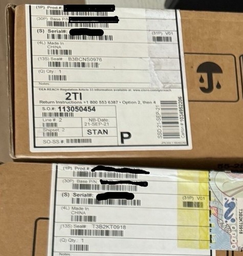 CISCO PWR-CC1-500WAC C8300 1RU AC Power supply with PoE - 第 1/1 張圖片