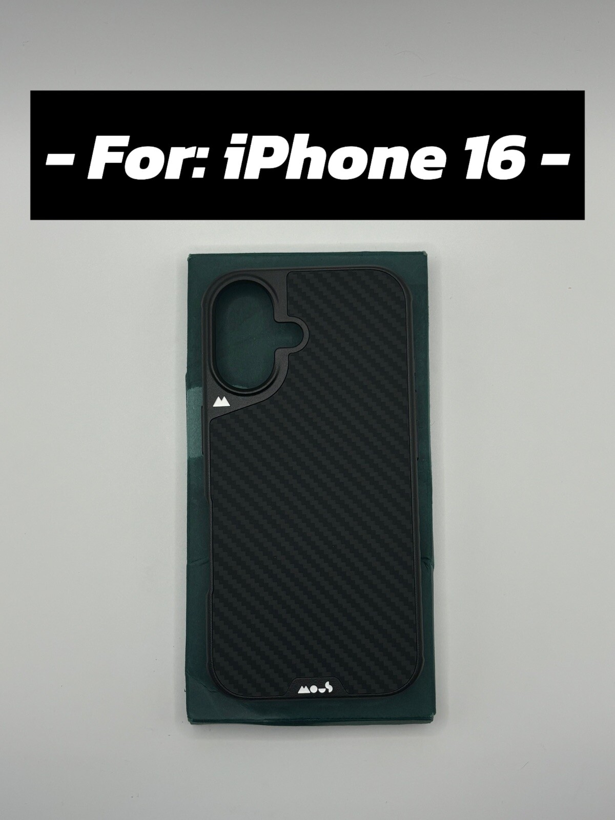 iPhone 16 Case -Mous- MagSafe Compatible - Limitless 6.0 - Carbon Fiber --image