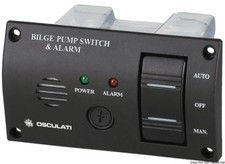 Bilge Pump Control Panel Switch 12V With Audible Alarm - Auto Off Manual  BPCPS2